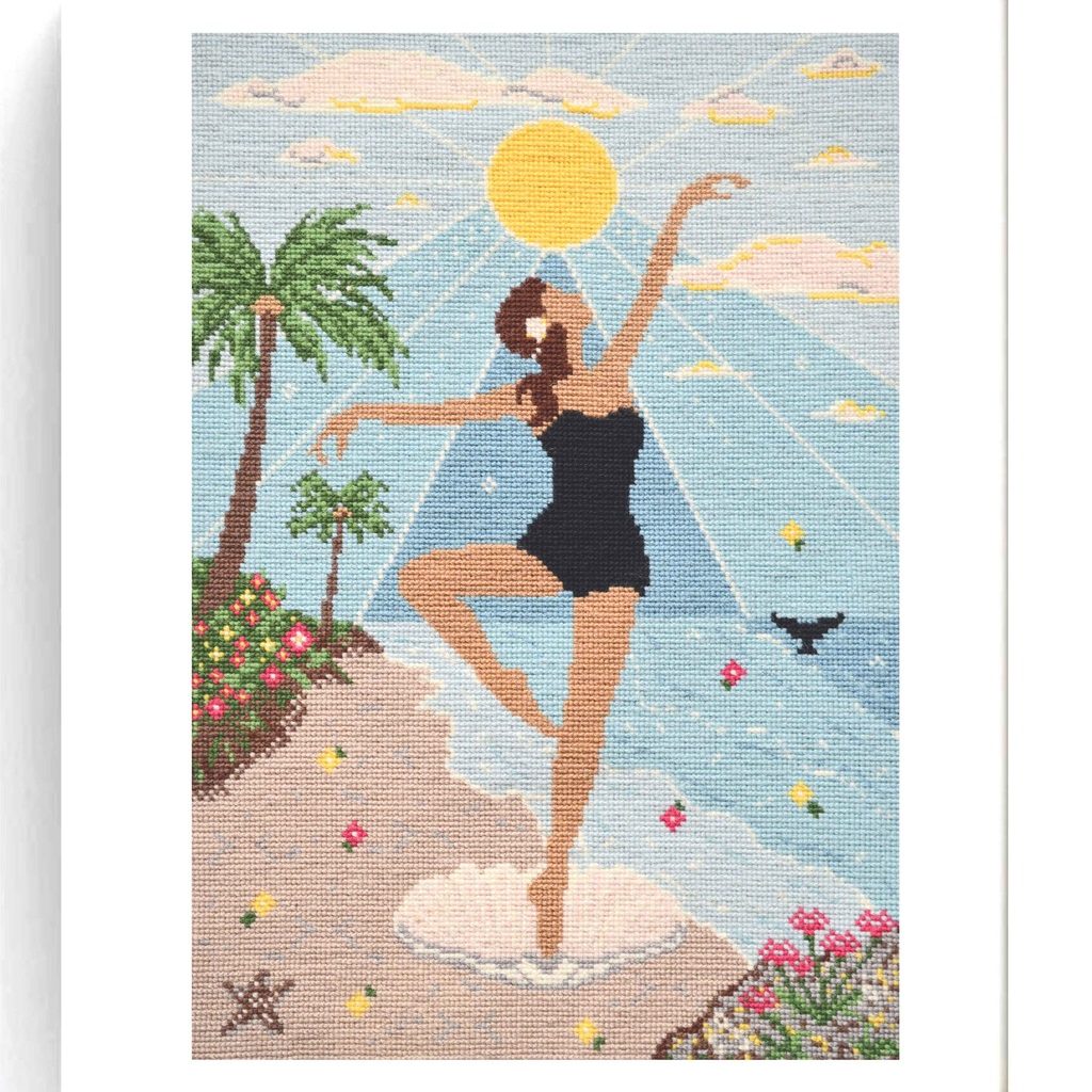 Thread renaissance-tapestry-kit-using-wool