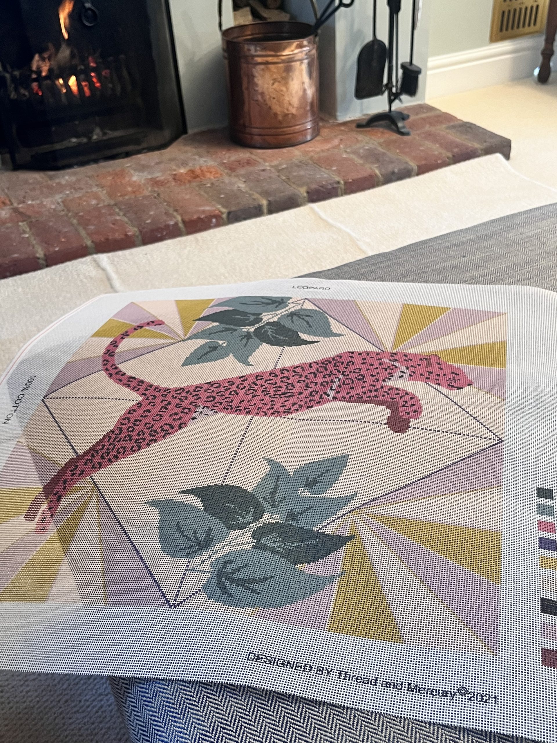 Classic Leopard on 14 Count Canvas 25% OFF SALE - Image 5