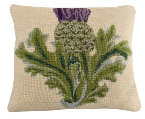 The Scottish Thistle on cream