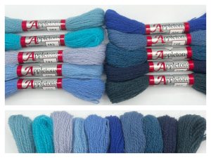 Blues Crewel 2 Ply Range